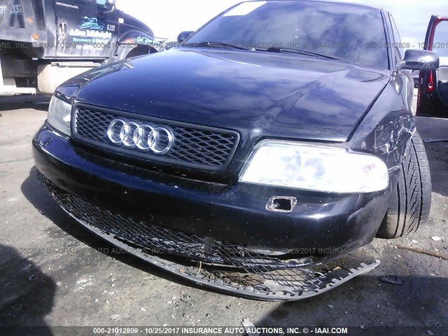 WAUDC68D41A083217 - 2001 AUDI A4 1.8T QUATTRO BLACK photo 6