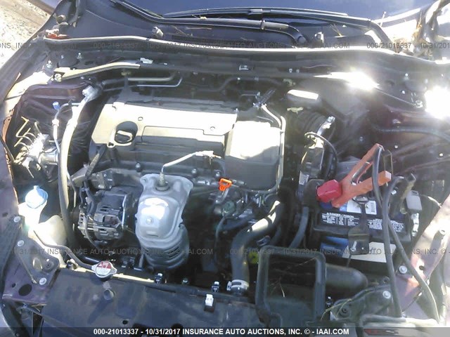 1HGCR2F55FA201303 - 2015 HONDA ACCORD SPORT 栗色 照片 10