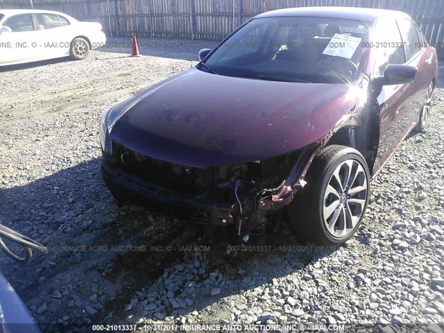 1HGCR2F55FA201303 - 2015 HONDA ACCORD SPORT 栗色 照片 6