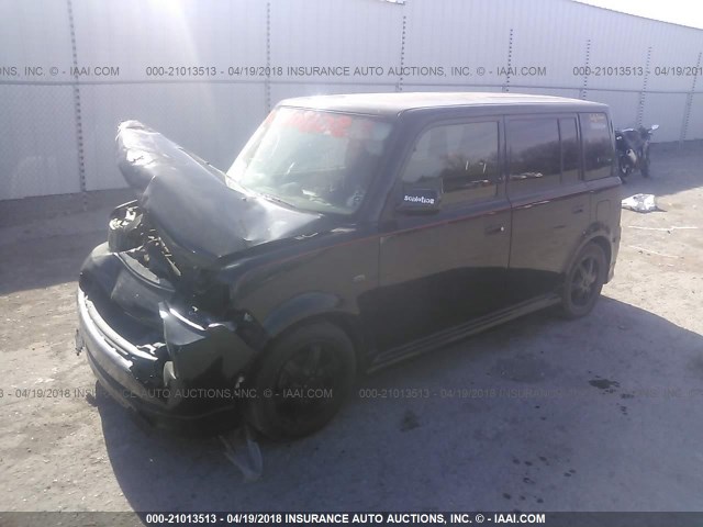 JTLKT334164121299 - 2006 TOYOTA SCION XB შავი ფოტო 2