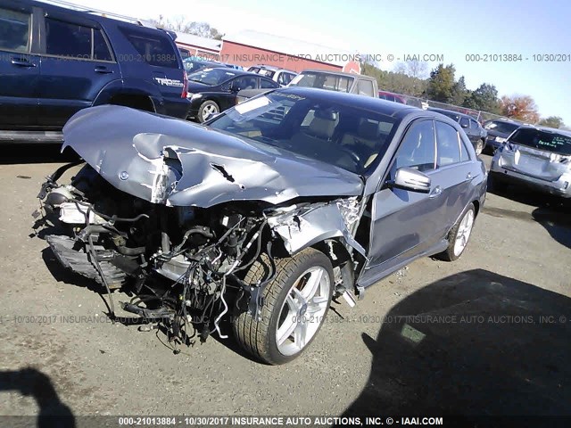 WDDHF8HB0BA336613 - 2011 MERCEDES-BENZ E 350 4MATIC GRAY photo 2