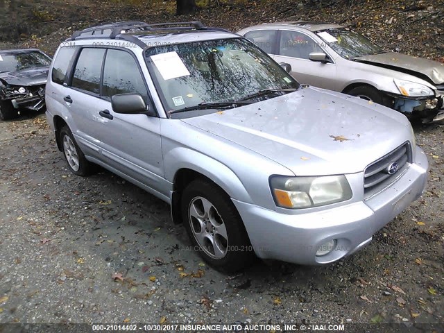 JF1SG65613H703431 - 2003 SUBARU FORESTER 2.5XS ვერცხლისფერი ფოტო 1