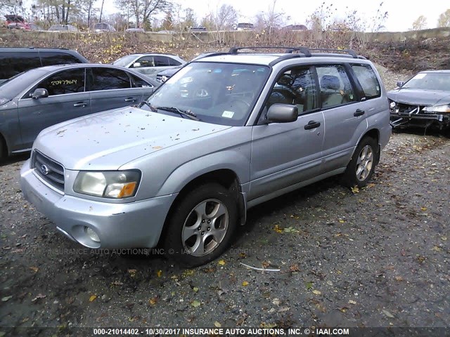 JF1SG65613H703431 - 2003 SUBARU FORESTER 2.5XS ვერცხლისფერი ფოტო 2
