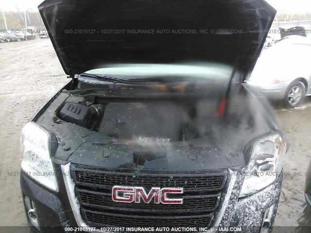 2GKFLTE56C6351292 - 2012 GMC TERRAIN SLE BLACK photo 10