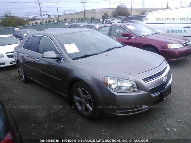 1G1ZC5E0XCF123058 - 2012 CHEVROLET MALIBU 1LT 棕色 照片 1