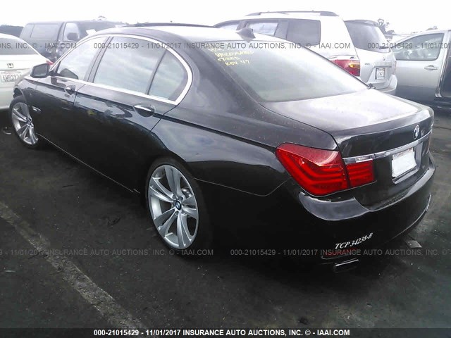 WBAKB4C53CC576554 - 2012 BMW 740 LI BLACK photo 3