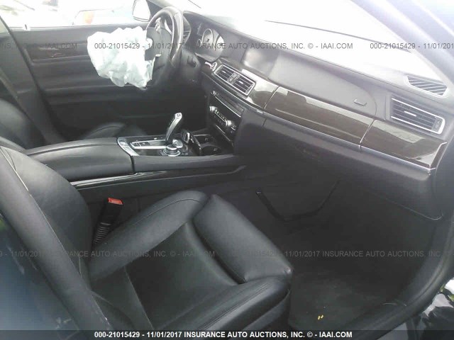 WBAKB4C53CC576554 - 2012 BMW 740 LI BLACK photo 5