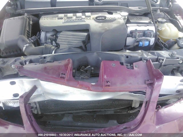 1G8AJ55F66Z119519 - 2006 SATURN ION LEVEL 2 Qırmızı foto 10