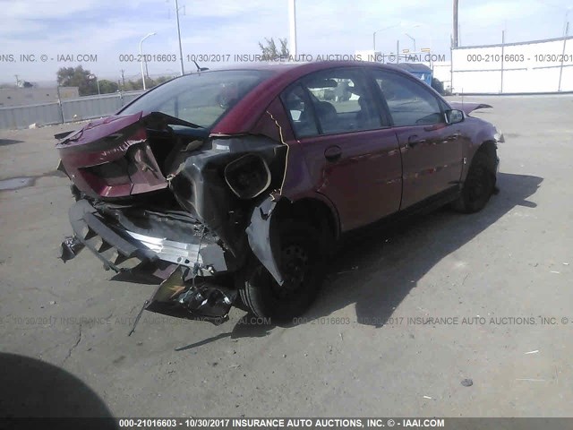 1G8AJ55F66Z119519 - 2006 SATURN ION LEVEL 2 Qırmızı foto 4