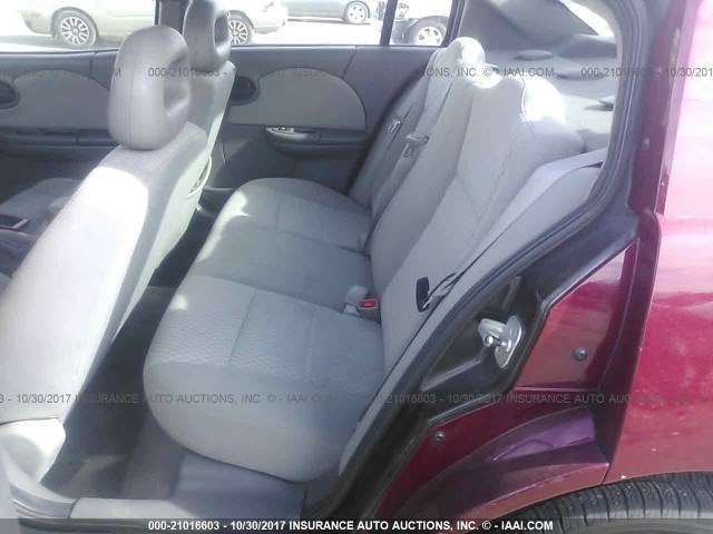 1G8AJ55F66Z119519 - 2006 SATURN ION LEVEL 2 Qırmızı foto 8