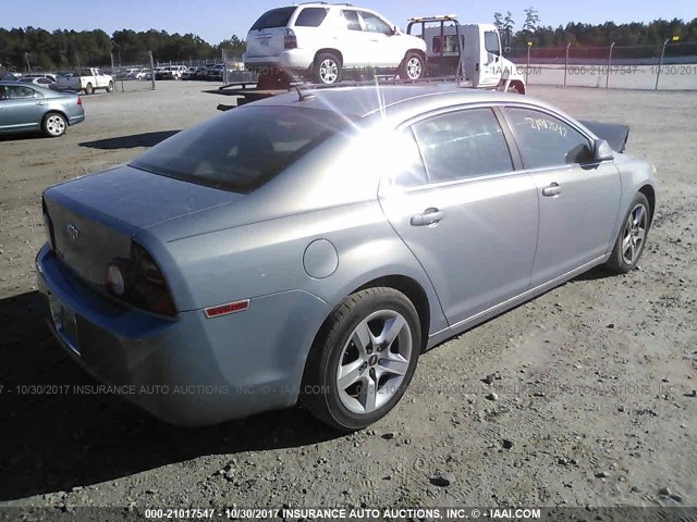 1G1ZH57B29F118252 - 2009 CHEVROLET MALIBU 1LT 灰色 照片 4