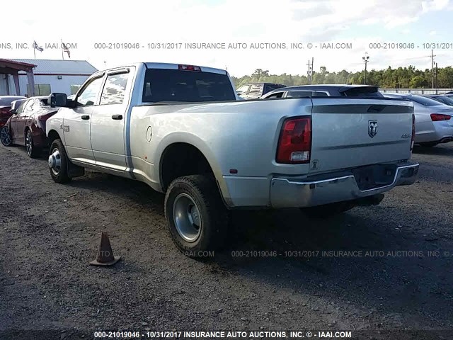 3D73Y4CL2BG579869 - 2011 DODGE RAM 3500 SILVER photo 3