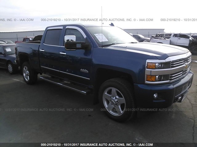 1GC1KXE83FF542155 - 2015 CHEVROLET SILVERADO K2500 HIGH COUNTRY BLUE photo 1