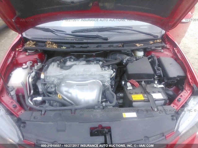 JTKJF5C73GJ021317 - 2016 TOYOTA SCION TC 红色 照片 10