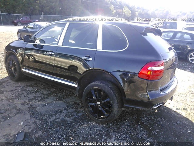 WP1AB29PX8LA47961 - 2008 PORSCHE CAYENNE S BLACK photo 3