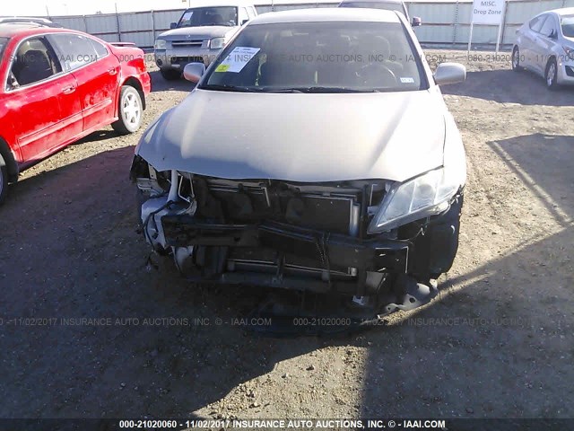 4T1BE46K57U549993 - 2007 TOYOTA CAMRY CE/LE/XLE/SE GOLD photo 6