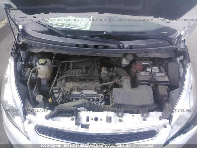 KL8CD6S9XEC560610 - 2014 CHEVROLET SPARK 1LT Белый фото 10