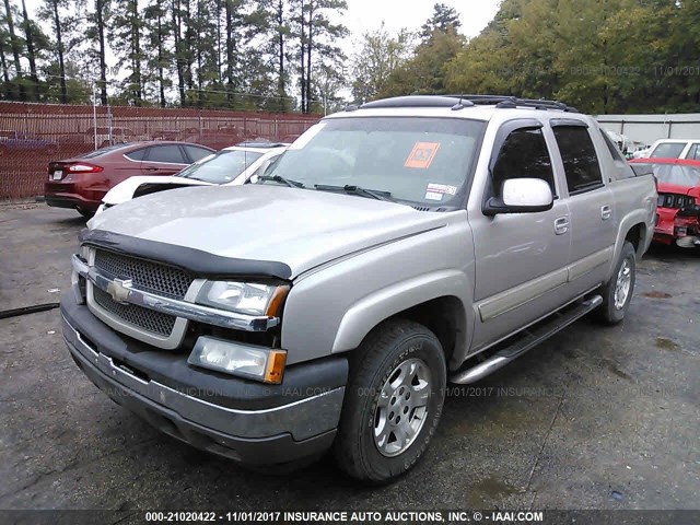 3GNEC12Z05G248175 - 2005 CHEVROLET AVALANCHE C1500 TAN photo 2