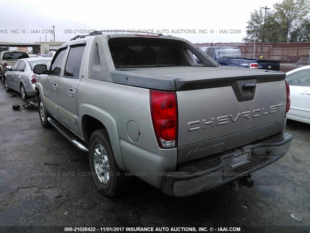 3GNEC12Z05G248175 - 2005 CHEVROLET AVALANCHE C1500 TAN photo 3