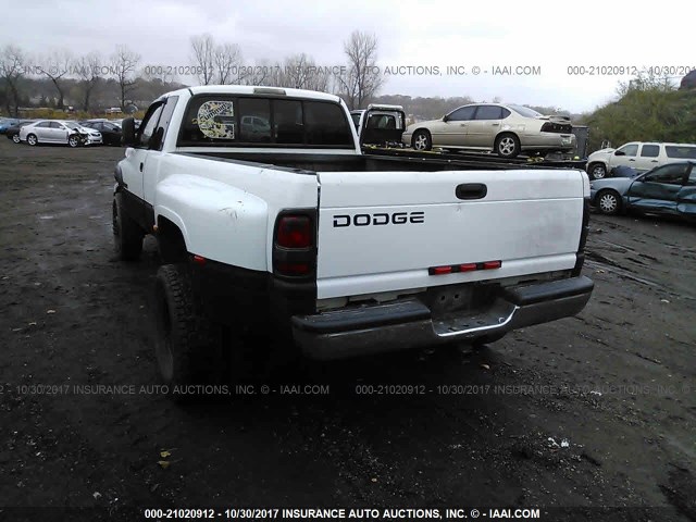 3B7MF33D9VM595709 - 1997 DODGE RAM 3500 WHITE photo 3
