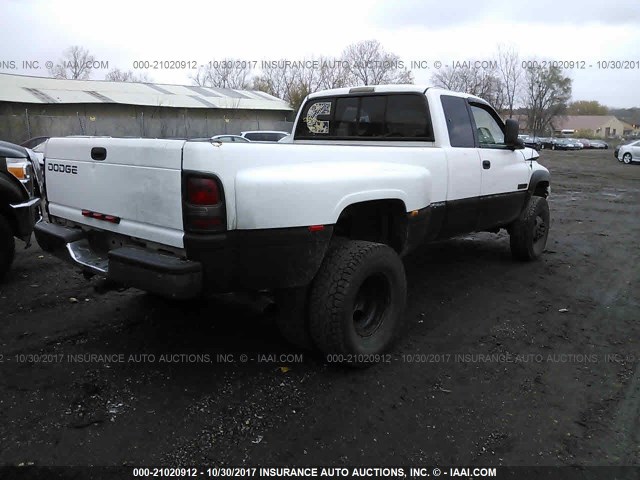 3B7MF33D9VM595709 - 1997 DODGE RAM 3500 WHITE photo 4