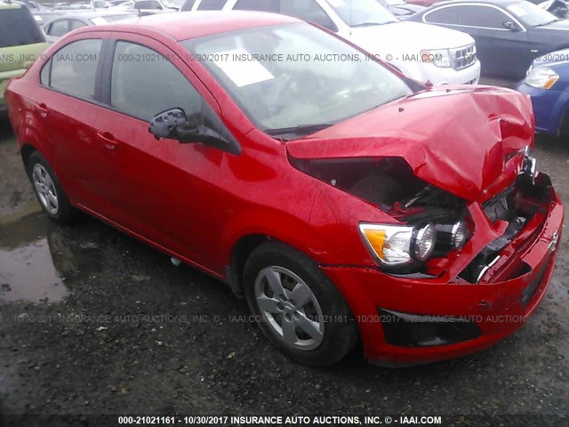 1G1JA5SH8G4151858 - 2016 CHEVROLET SONIC LS Qırmızı foto 1