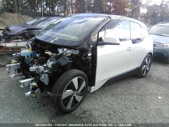 WBY1Z4C56EV276930 - 2014 BMW I3 REX WHITE photo 2