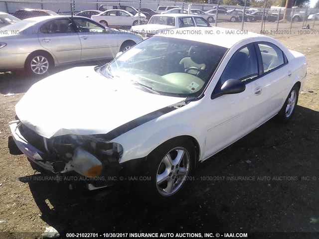 1B3EL46X96N231856 - 2006 DODGE STRATUS SXT WHITE photo 2