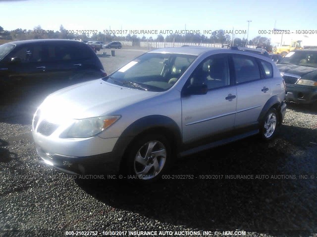 5Y2SL638X5Z457986 - 2005 PONTIAC VIBE SILVER photo 2