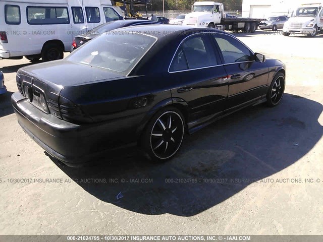 1LNHM87A92Y704024 - 2002 LINCOLN LS BLACK photo 4