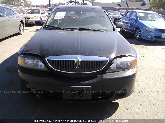 1LNHM87A92Y704024 - 2002 LINCOLN LS BLACK photo 6