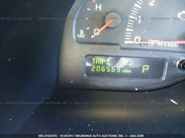 1LNHM87A92Y704024 - 2002 LINCOLN LS BLACK photo 7