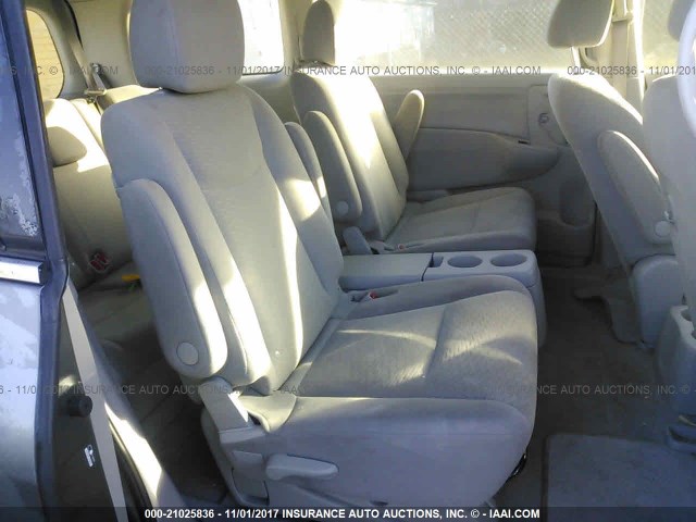 JN8AE2KP7E9105444 - 2014 NISSAN QUEST S/SV/SL/LE GRAY photo 8