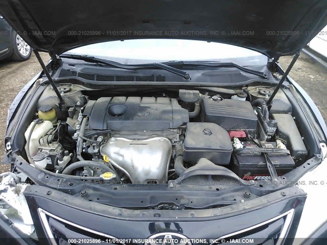 4T4BF3EK2AR085826 - 2010 TOYOTA CAMRY SE/LE/XLE შავი ფოტო 10