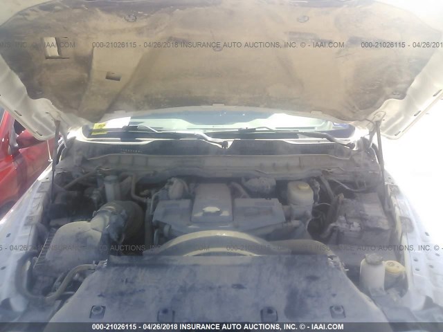 3C6UR5DL5HG605848 - 2017 RAM 2500 SLT WHITE photo 10