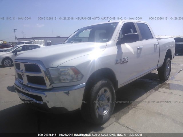 3C6UR5DL5HG605848 - 2017 RAM 2500 SLT WHITE photo 2