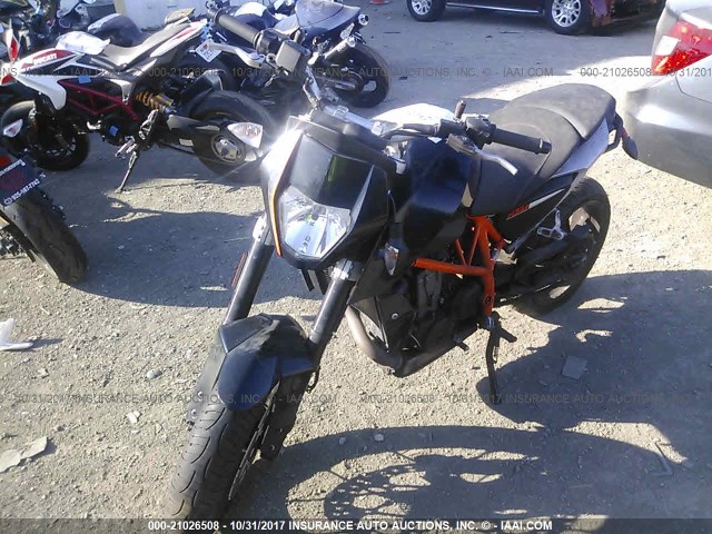 VBKLDT401EM761275 - 2014 KTM 690 DUKE BLACK photo 2