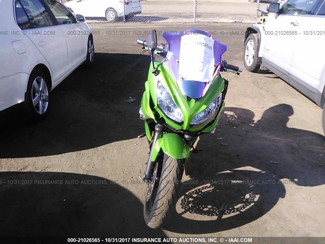 JKAEXEE14CDA00271 - 2012 KAWASAKI EX650 EC GREEN photo 5