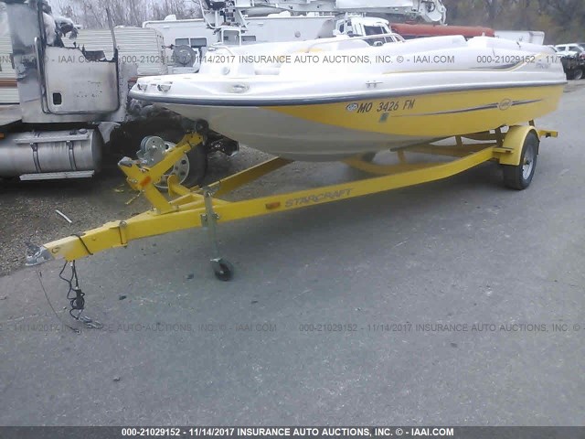 1L8UAGPA57A036985 - 2007 E-Z LOAD BOAT W/TRAILER  YELLOW photo 2