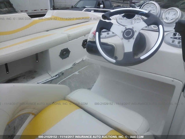 1L8UAGPA57A036985 - 2007 E-Z LOAD BOAT W/TRAILER  YELLOW photo 5