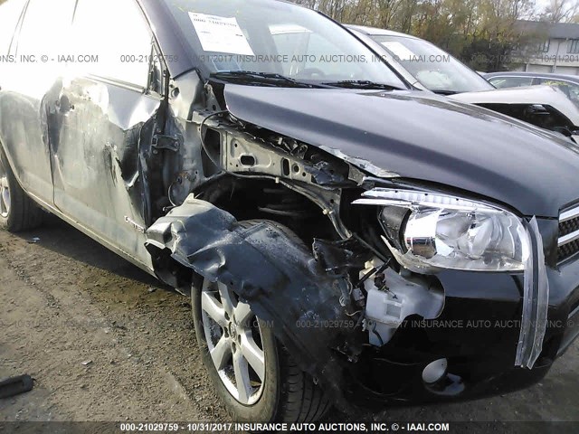 JTMBD31VX65048187 - 2006 TOYOTA RAV4 LIMITED BLACK photo 6