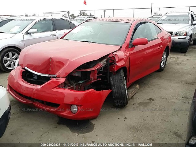 4T1CE38P36U751060 - 2006 TOYOTA CAMRY SOLARA SE/SLE წითელი ფოტო 2