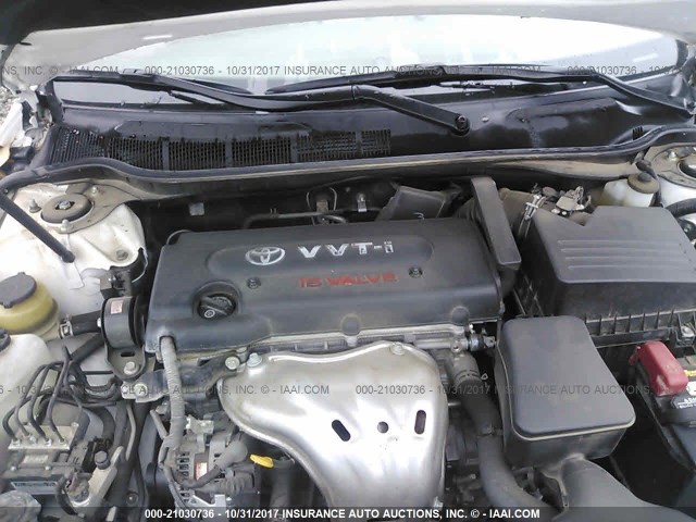 4T1BE46K89U909499 - 2009 TOYOTA CAMRY SE/LE/XLE WHITE photo 10