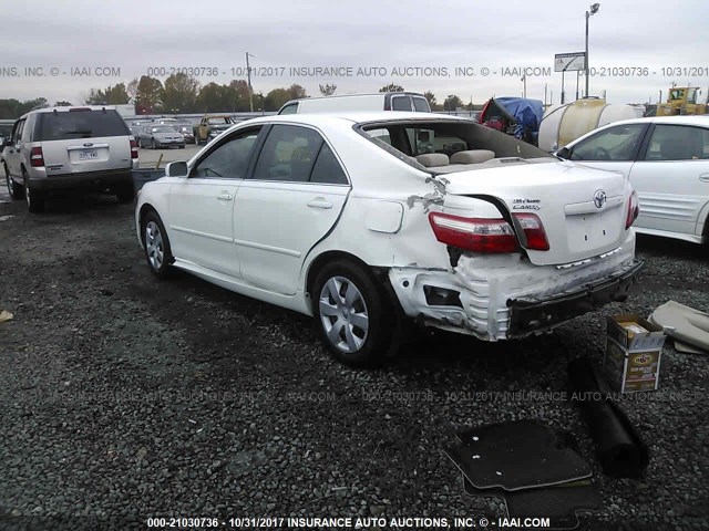4T1BE46K89U909499 - 2009 TOYOTA CAMRY SE/LE/XLE WHITE photo 3