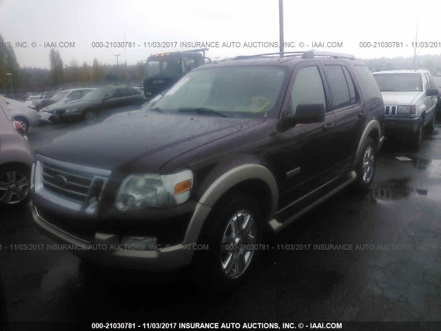 1FMEU64E67UA99666 - 2007 FORD EXPLORER EDDIE BAUER MAROON photo 6