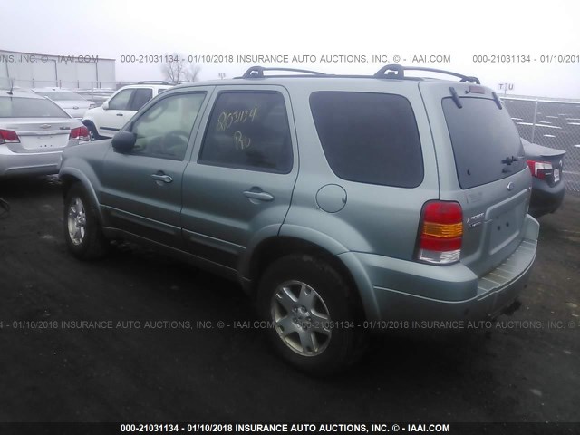 1FMCU94196KA12794 - 2006 FORD ESCAPE LIMITED GREEN photo 3