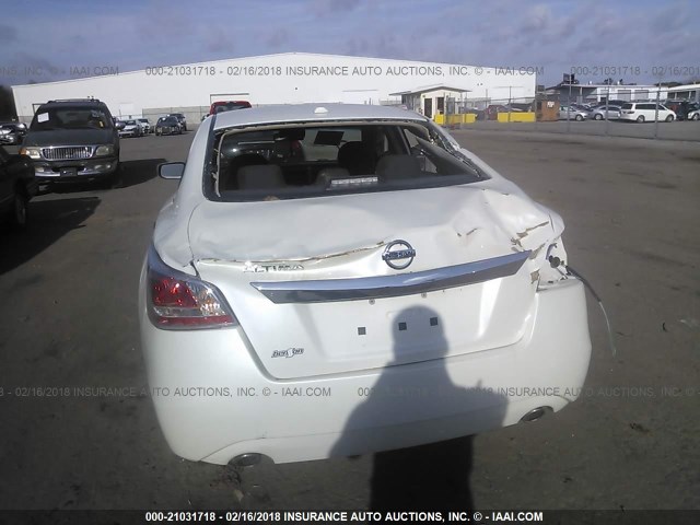 1N4AL3AP6FC101694 - 2015 NISSAN ALTIMA 2.5/S/SV/SL WHITE photo 6