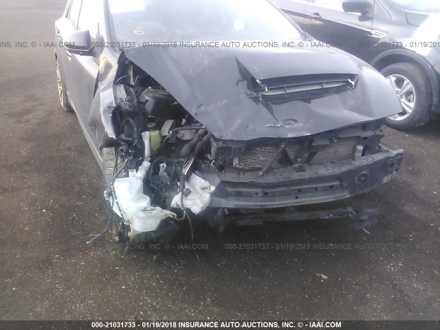 JM1BL1L38C1500272 - 2012 MAZDA SPEED 3 BLACK photo 6