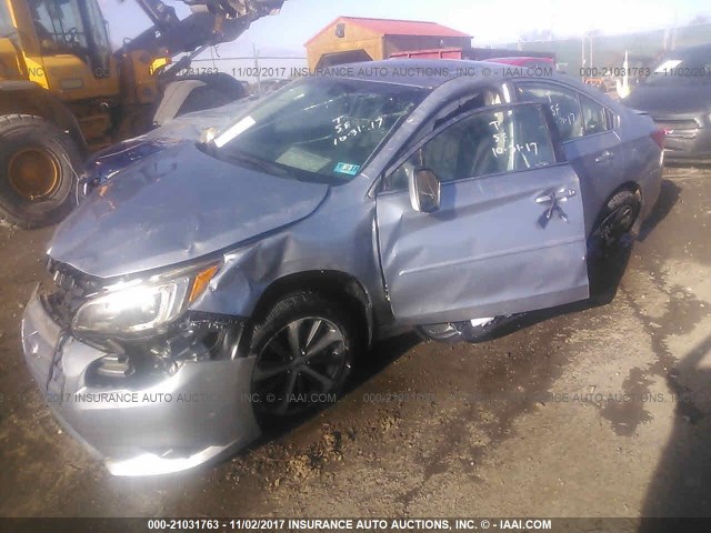 4S3BNEK67H3018840 - 2017 SUBARU LEGACY 3.6R LIMITED SILVER photo 2