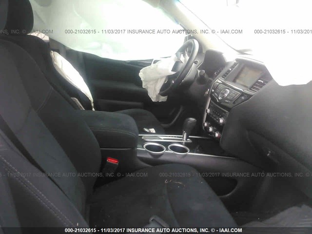 5N1AR2MN3DC652963 - 2013 NISSAN PATHFINDER S/SV/SL/PLATINUM 银色 照片 5